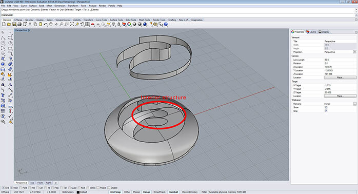 Rhino no thickness surfaces