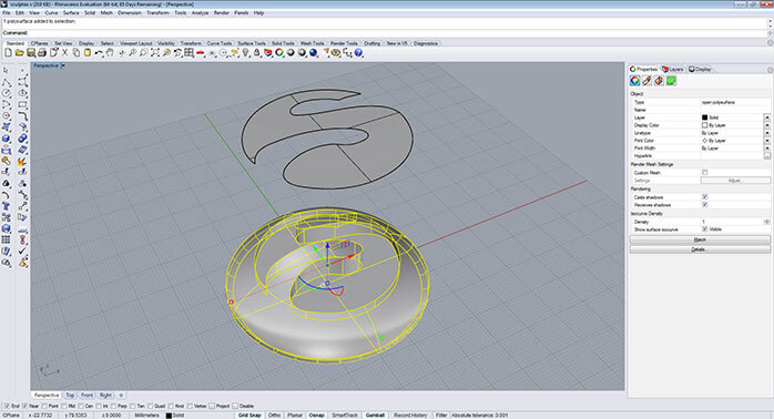 Rhino polysurface object