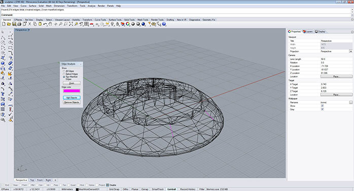 Rhino non manifold edges analysis