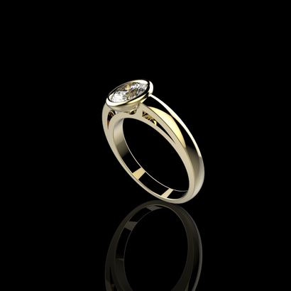 Bague solitaire "Alcor"